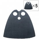 5pcs Grey Capes Of Yoda Star Wars Super Hero Lego Minifigure Toy