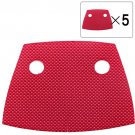 5pcs Red Capes Of Nick Fury Super Hero Lego Minifigure Toy