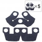 5pcs Grey Capes Of Stormtrooper Star Wars Super Hero Lego Minifigure Toy