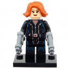 Black Widow Brown Hair Avengers Infinity War Lego Minifigure Toy