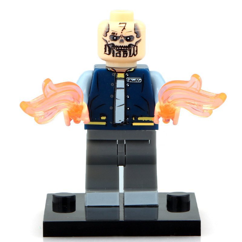 El Diablo DC Comic Character Super Hero Lego Minifigure Toy