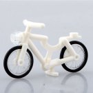 White Color Bike Custom Funny Lego Minifigure Toy
