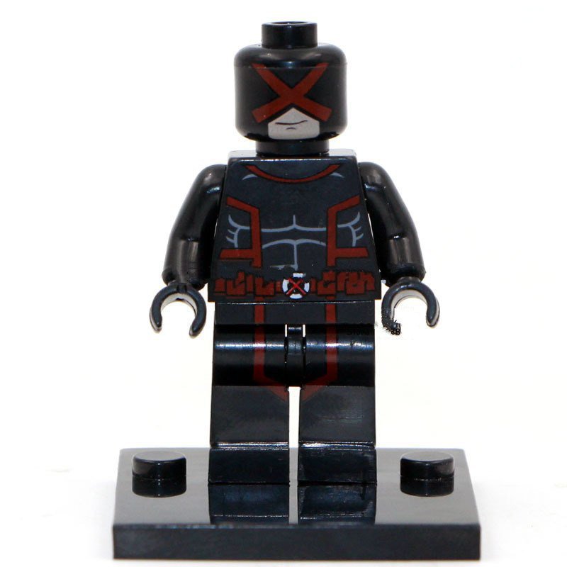 Cyclops Scott Summers Xmen Super Hero Lego Minifigure Toy