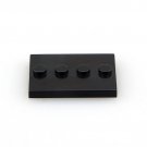 20pcs Black Stand Base Plate Small Particles Lego Minifigure Toy