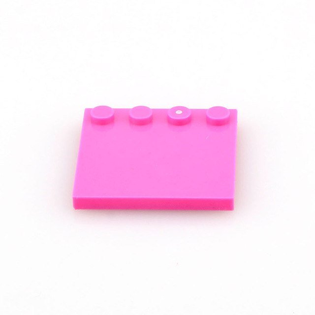 20pcs Dark Pink Stand Base Plate Small Particles Lego Minifigure Toy