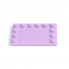 20pcs Purple Stand Base Plate Letter U Small Particles Lego Minifigure Toy