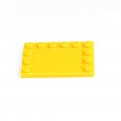 20pcs Yellow Stand Base Plate Letter U Small Particles Lego Minifigure Toy