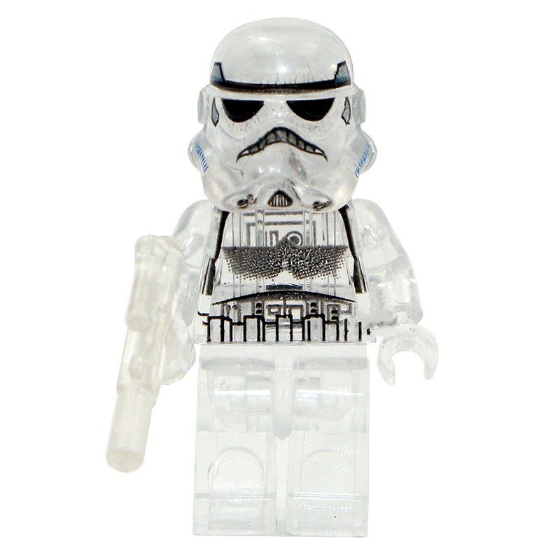 Crystal Stormtrooper Star Wars Super Hero Lego Minifigure Toy