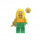 Green Yellow Aquaman Super Hero Lego Minifigure Toy