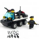 SWAT City Riot Police Armoured Car WW2 Army Military Lego Minifigure Toys