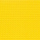 24*48 Dot Yellow Big Base Plate 38x19cm 15x7.5 Inch WW2 Lego Minifigure Toy