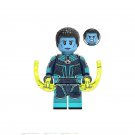 Att-Lass Captain Marvel Super Hero Lego Minifigure Toy