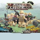 6pcs Chinese Army SWAT Camouflage  WW2 Army Military Lego Minifigure Toys
