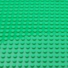 32*16 Dot Green Base Plate 25x12cm 10x5 Inch WW2 Lego Minifigure Toy