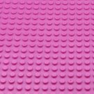 32*16 Dot Pink Base Plate 25x12cm 10x5 Inch WW2 Lego Minifigure Toy