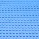 32*16 Dot Blue Base Plate 25x12cm 10x5 Inch WW2 Lego Minifigure Toy