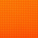 34*34 Dot Orange Base Plate 27x27cm 10Inch WW2 Lego Minifigure Toy