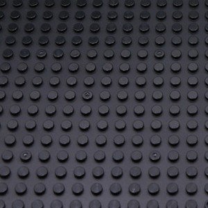 32*16 Dot Black THICK Base Plate 25x12cm 10x5 Inch WW2 Lego Minifigure Toy