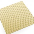 32*32 Dot Brown Base Plate 25x25cm 10x10 Inch WW2 Lego Minifigure Toy