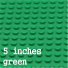 16*16 Dot Green THICK Base Plate 5x5 Inch WW2 Lego Minifigure Toy