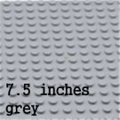 24*24 Dot Grey THICK Base Plate 7.5x7.5 Inch WW2 Lego Minifigure Toy