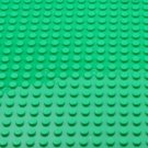 32*16 Dot Green Small Base Plate 25x12cm 10x5 inch WW2 Lego Minifigure Toy