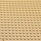32*16 Dot Brown Small Base Plate 25x12cm 10x5 inch WW2 Lego Minifigure Toy