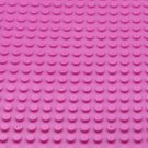 32*16 Dot Pink Small Base Plate 25x12cm 10x5 inch WW2 Lego Minifigure Toy