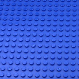 32*16 Dot Dark Blue Small Base Plate 25x12cm 10x5 inch WW2 Lego Minifigure Toy