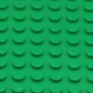 16*16 Dot Green Small Base Plate 12x12cm 5x5 inch WW2 Lego Minifigure Toy