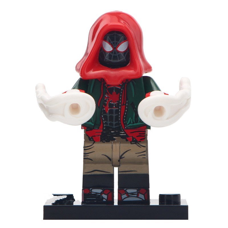 Spiderman Into The Spider-Verse Super Hero Lego Minifigure Toy