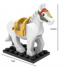 White Horse Animal Lego Minifigure Toy