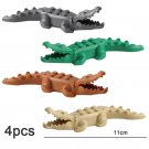 4pcs Crocodile Animal Lego Minifigure Toy