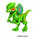 Green Dilophosaurus Dinosaurus Jurassic World Lego Minifigure Toy