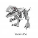 White Tiranosaurus Dinosaurus Jurassic World Lego Minifigure Toy