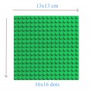 16*16 Dot Green Bottom Board Base Plate 13x13cm Lego Minifigure Toy