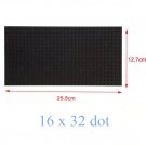 16*32 Dot Black Bottom Board Base Plate 25.5x12.7cm Lego Minifigure Toy