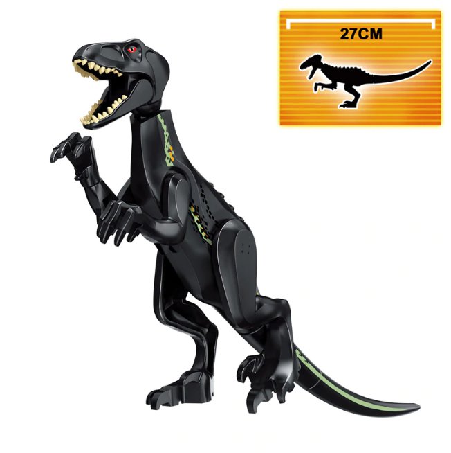 black velociraptor toy