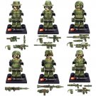 6pcs Falcon Commandos WW2 Military Army Lego Minifigure Toys