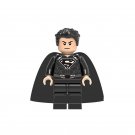 Black Superman DC Super Hero Lego Minifigure Toy