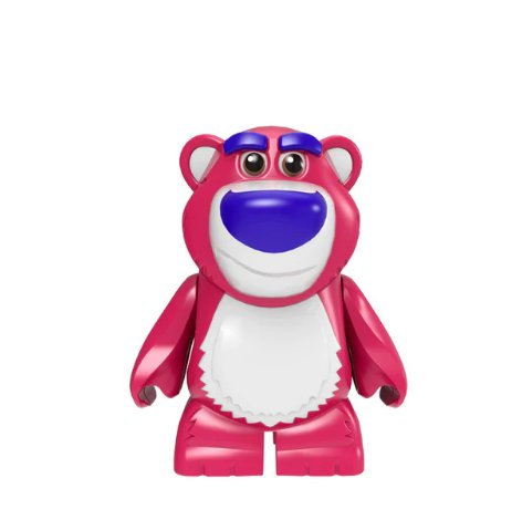 Lotso Huggin' Bear Toy Story Lego Minifigure Toy