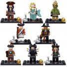 8pcs Captain Jack Sparrow Mermaid Hadras Pirates of the Caribbean Lego Minifigure Toy