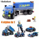 4in1 Cement Truck City Construction Lego Minifigure Toys
