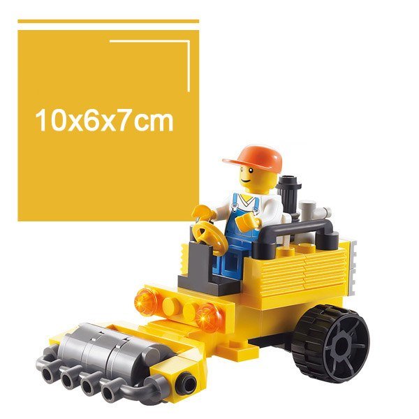 Compactor City Construction Lego Minifigure Toys