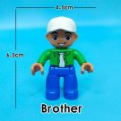 Brother Happy Family Profession Everyday Life Custom Lego Minifigure Toy