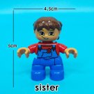 Sister Happy Family Profession Everyday Life Custom Lego Minifigure Toy