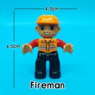 Fireman Happy Family Profession Everyday Life Custom Lego Minifigure Toy