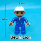 Electrician Happy Family Profession Everyday Life Custom Lego Minifigure Toy