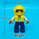 Diver Happy Family Profession Everyday Life Custom Lego Minifigure Toy