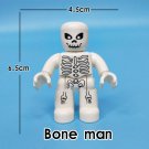 Bone Man Happy Family Profession Everyday Life Custom Lego Minifigure Toy